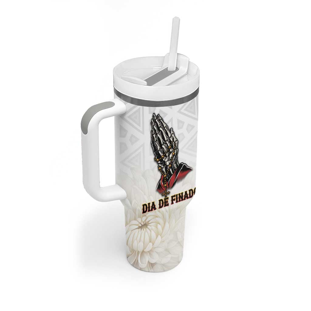 Angola All Souls Day Tumbler With Handle Together in Remembrance - Wonder Print Shop