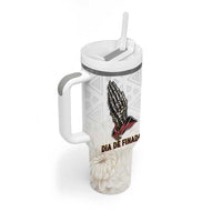 Angola All Souls Day Tumbler With Handle Together in Remembrance - Wonder Print Shop