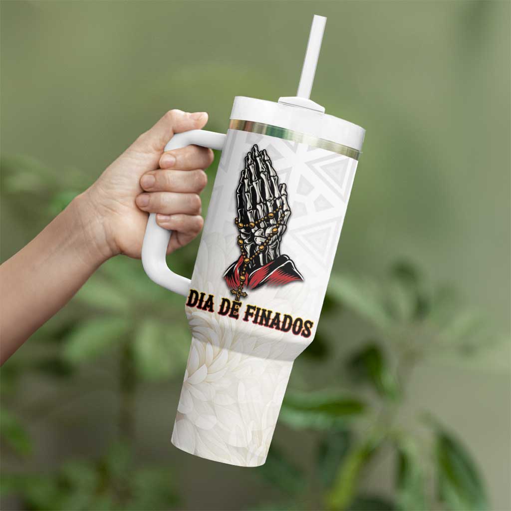 Angola All Souls Day Tumbler With Handle Together in Remembrance - Wonder Print Shop