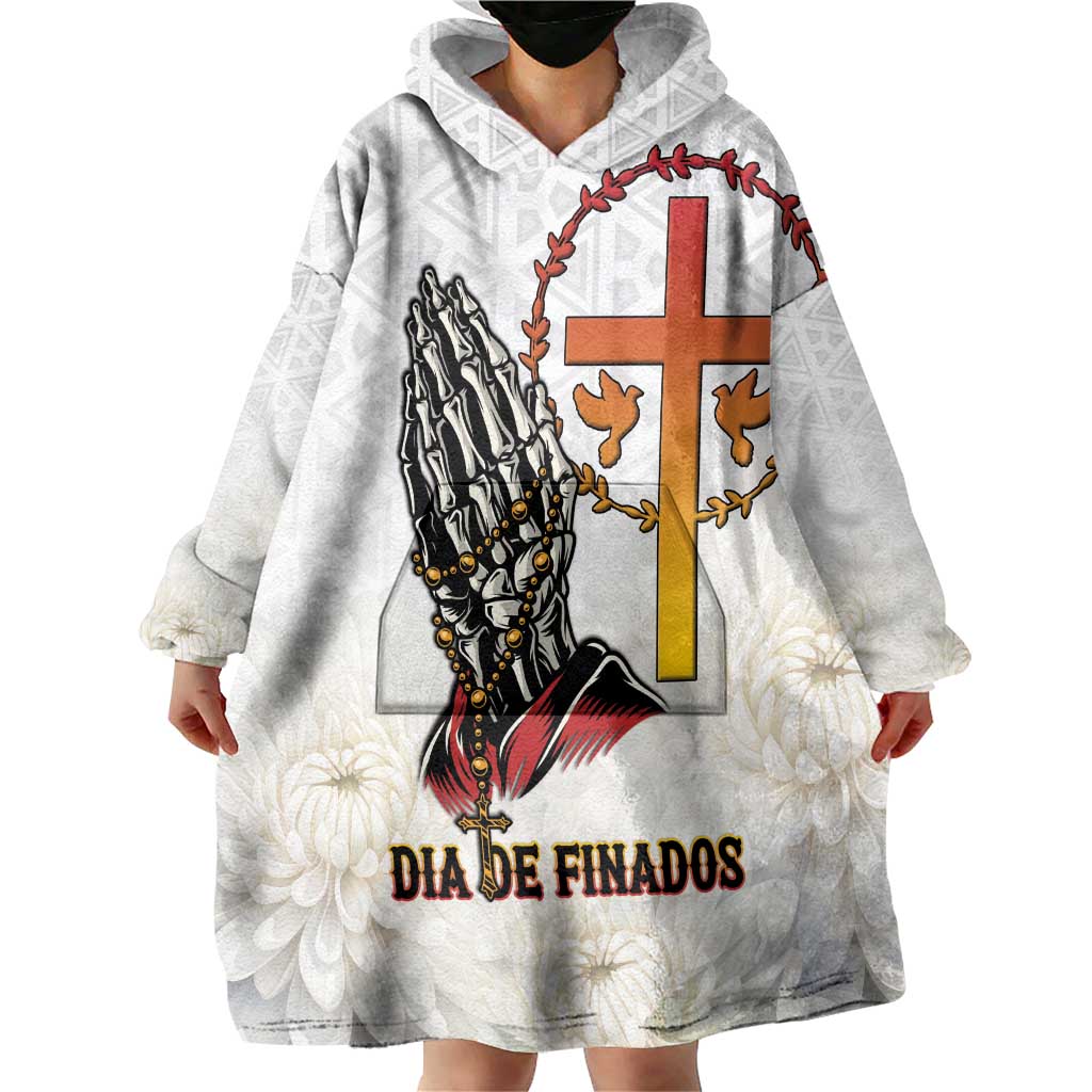 Angola All Souls Day Wearable Blanket Hoodie Together in Remembrance - Wonder Print Shop