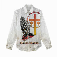 Angola All Souls Day Women Casual Shirt Together in Remembrance - Wonder Print Shop
