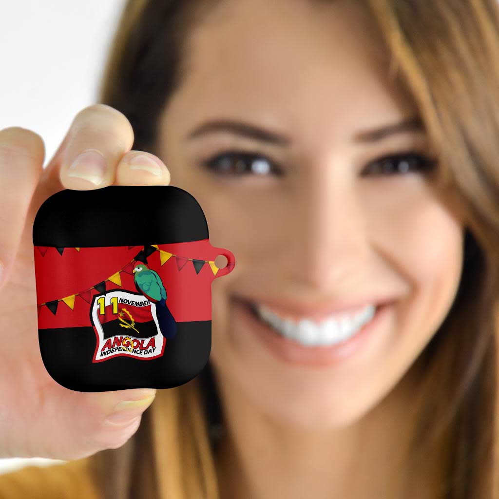 Happy Angola AirPods Case 50 Years of Independence - Wonder Print Shop