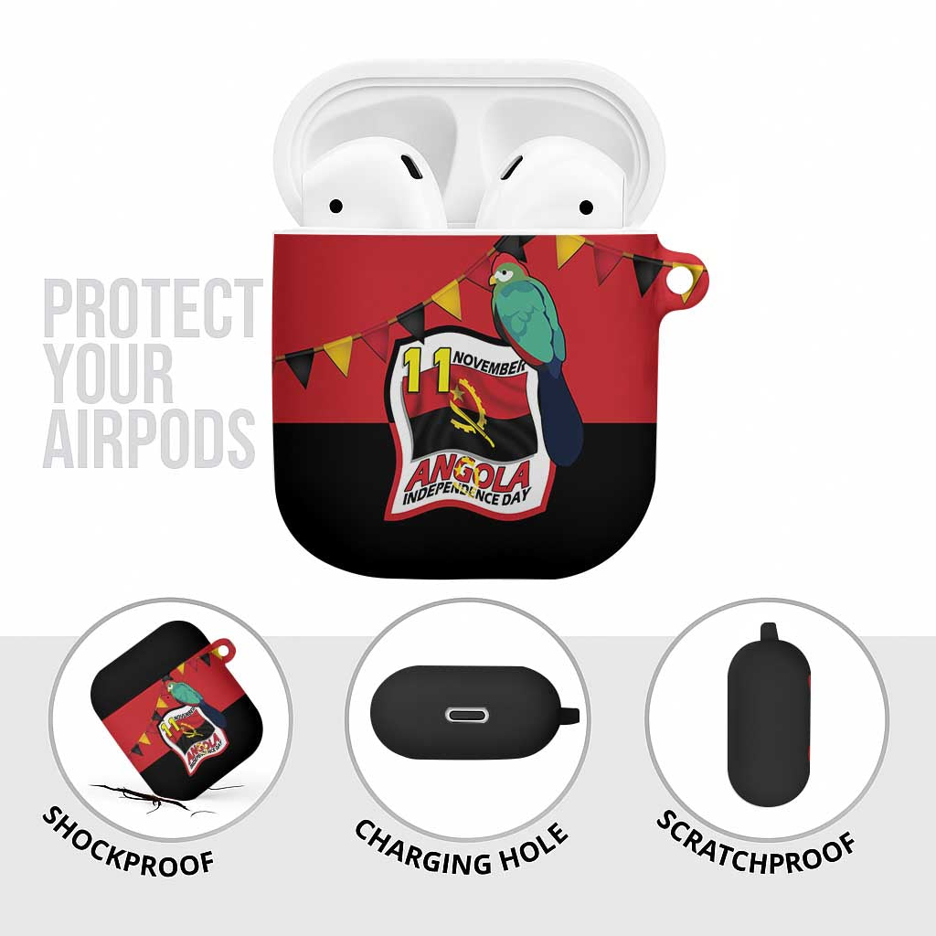Happy Angola AirPods Case 50 Years of Independence - Wonder Print Shop
