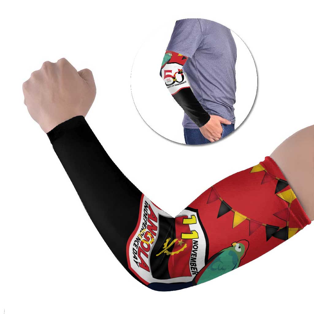 Happy Angola Arm Sleeves 50 Years of Independence - Wonder Print Shop