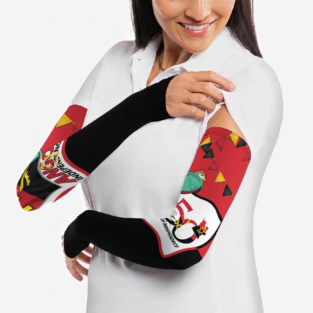 Happy Angola Arm Sleeves 50 Years of Independence - Wonder Print Shop