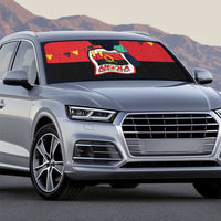 Happy Angola Auto Sun Shade 50 Years of Independence - Wonder Print Shop