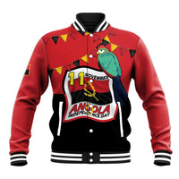 Happy Angola Baseball Jacket 50 Years of Independence - Wonder Print Shop