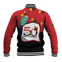 Happy Angola Baseball Jacket 50 Years of Independence - Wonder Print Shop