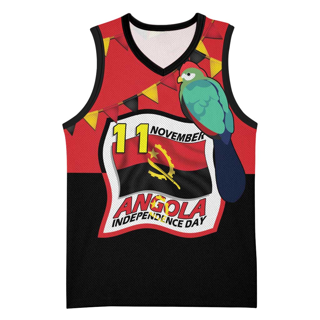 Happy Angola Basketball Jersey 50 Years of Independence - Wonder Print Shop