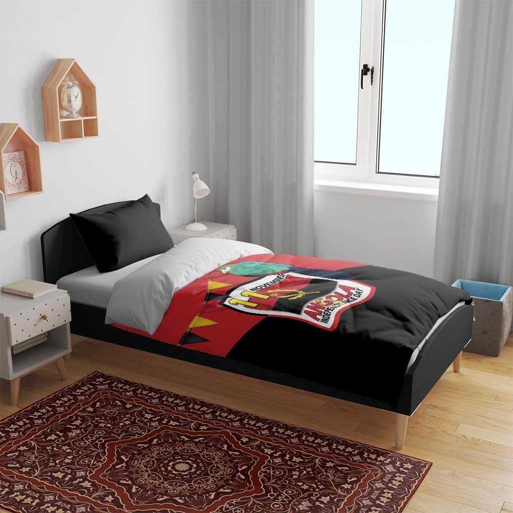 Happy Angola Bedding Set 50 Years of Independence - Wonder Print Shop