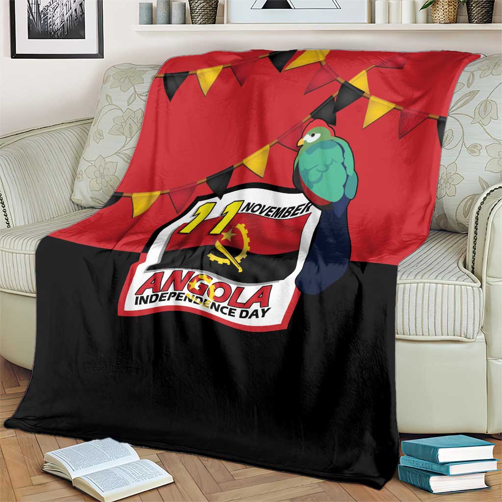 Happy Angola Blanket 50 Years of Independence - Wonder Print Shop