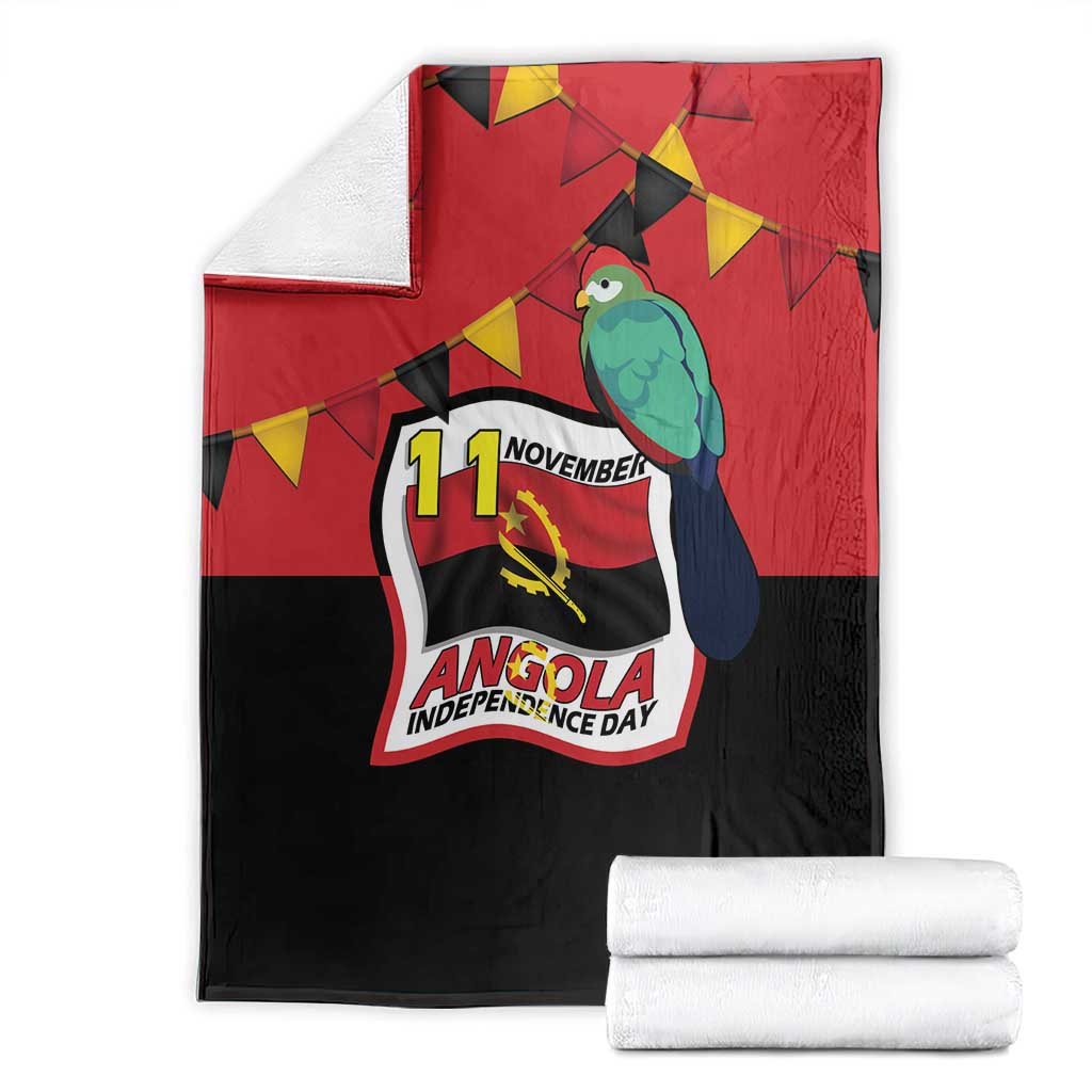 Happy Angola Blanket 50 Years of Independence - Wonder Print Shop