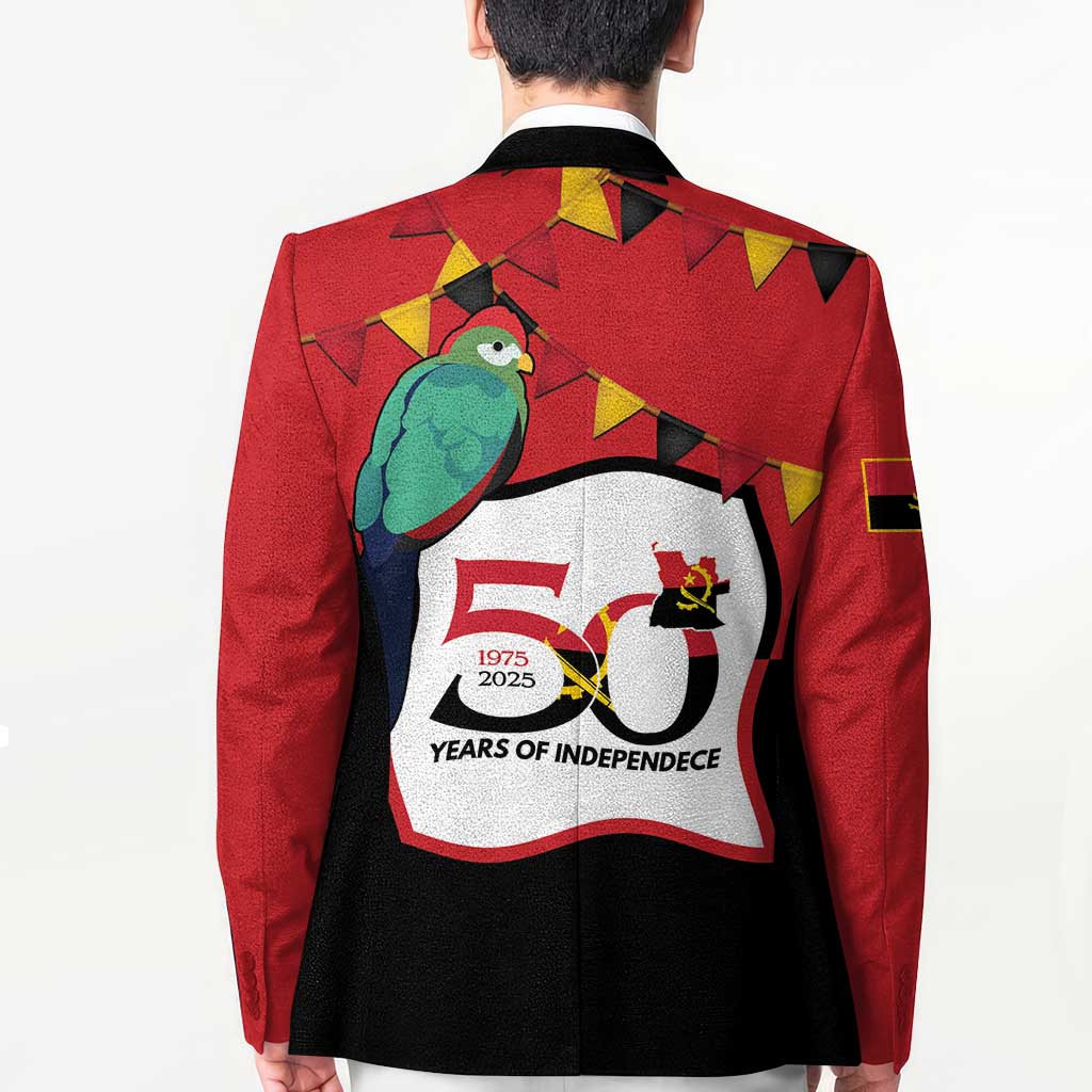 Happy Angola Blazer 50 Years of Independence - Wonder Print Shop