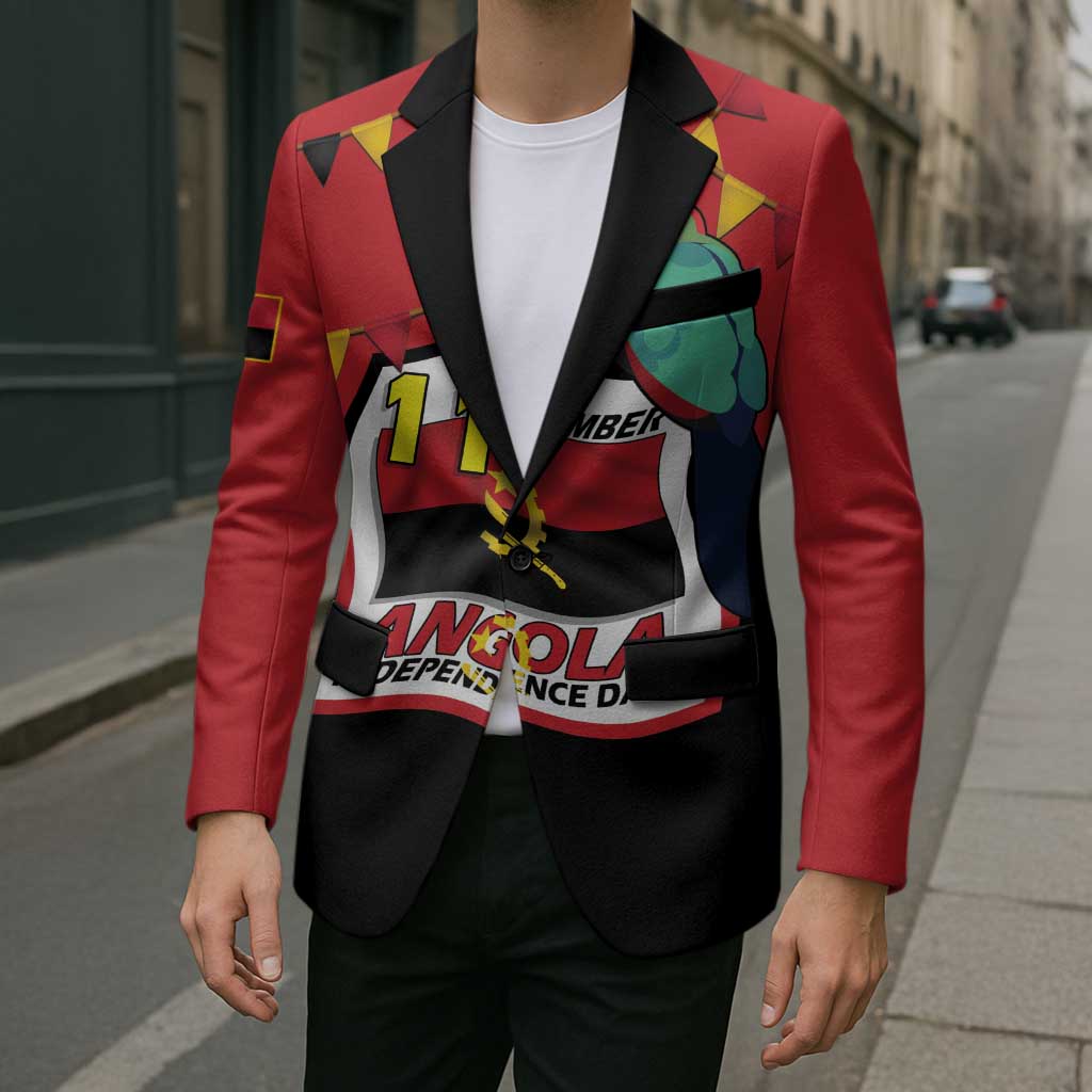 Happy Angola Blazer 50 Years of Independence - Wonder Print Shop