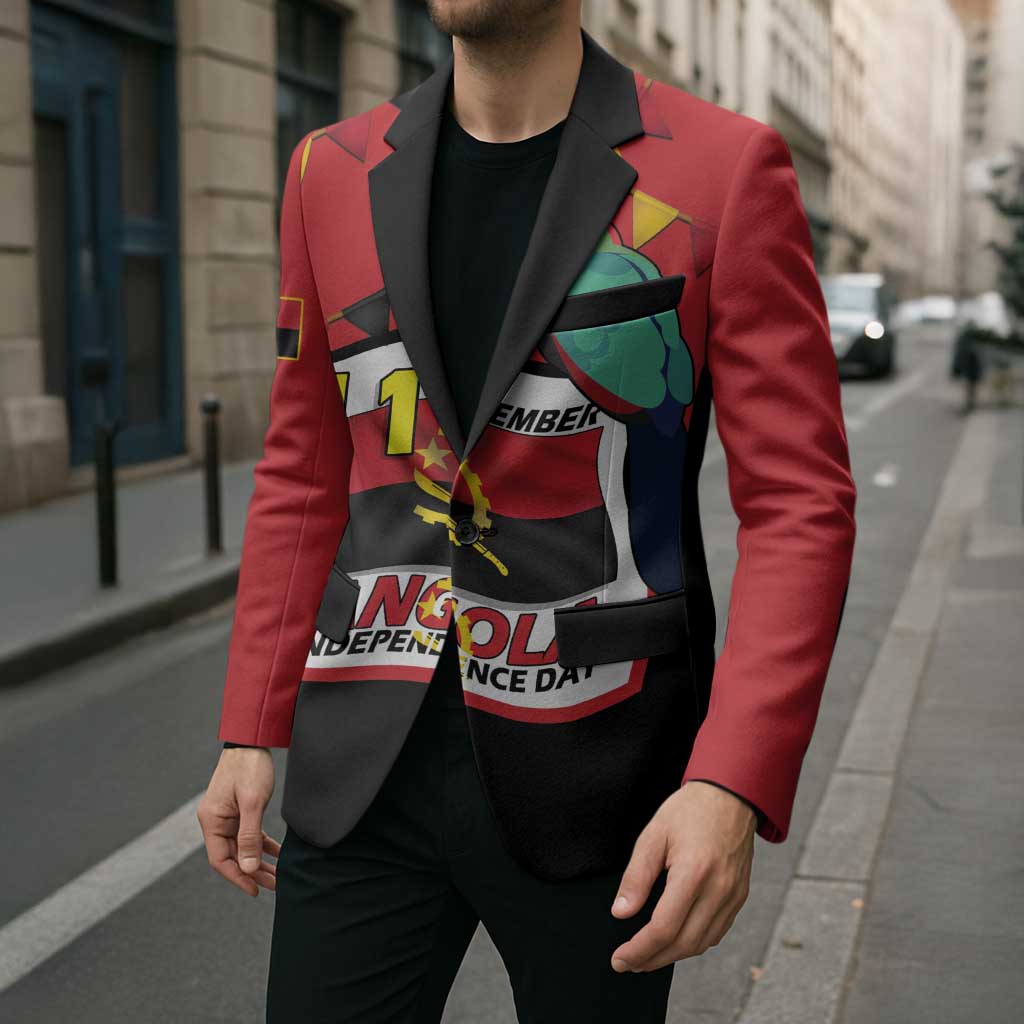 Happy Angola Blazer 50 Years of Independence - Wonder Print Shop