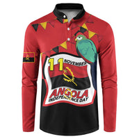 Happy Angola Button Sweatshirt 50 Years of Independence - Wonder Print Shop