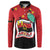 Happy Angola Button Sweatshirt 50 Years of Independence - Wonder Print Shop