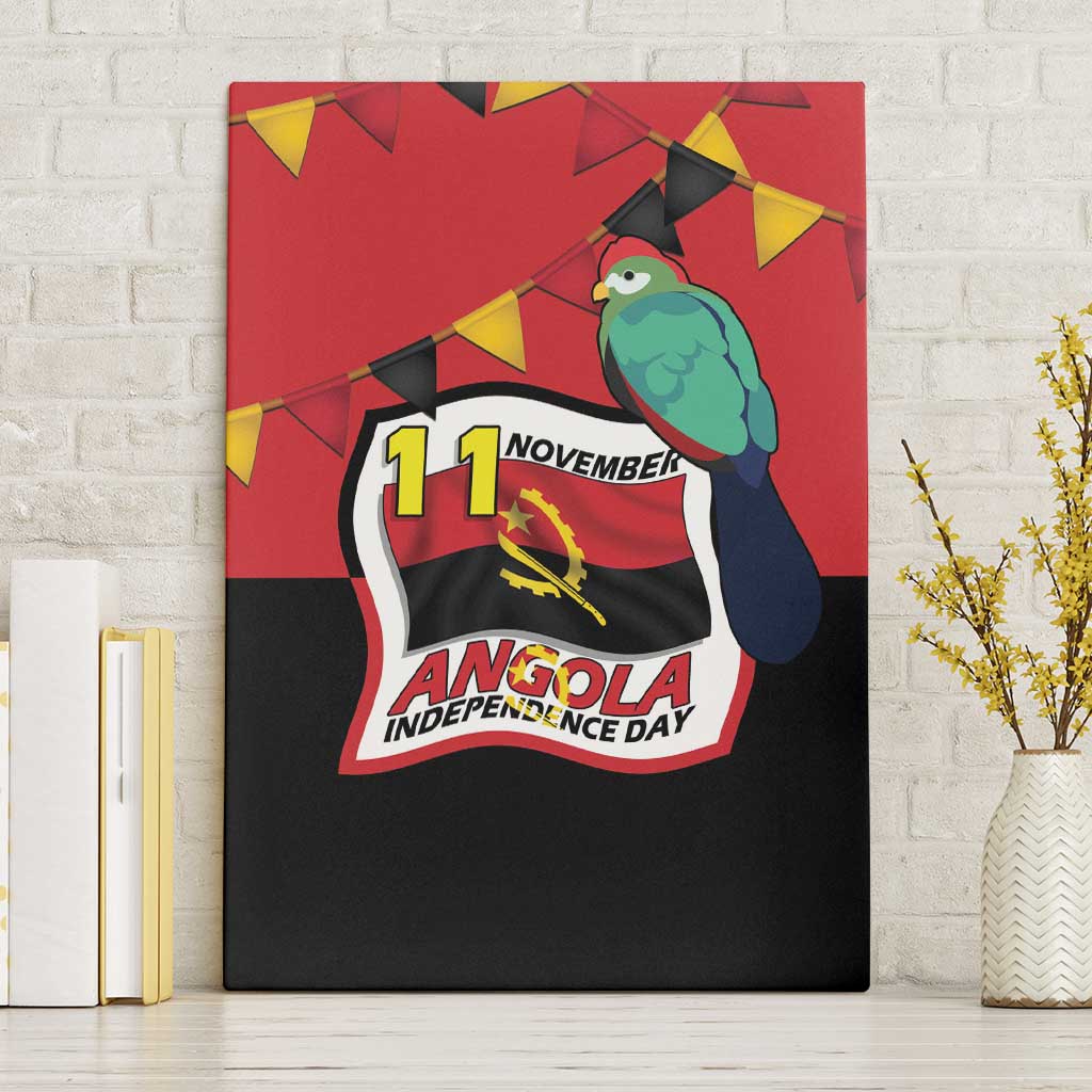 Happy Angola Canvas Wall Art 50 Years of Independence - Wonder Print Shop