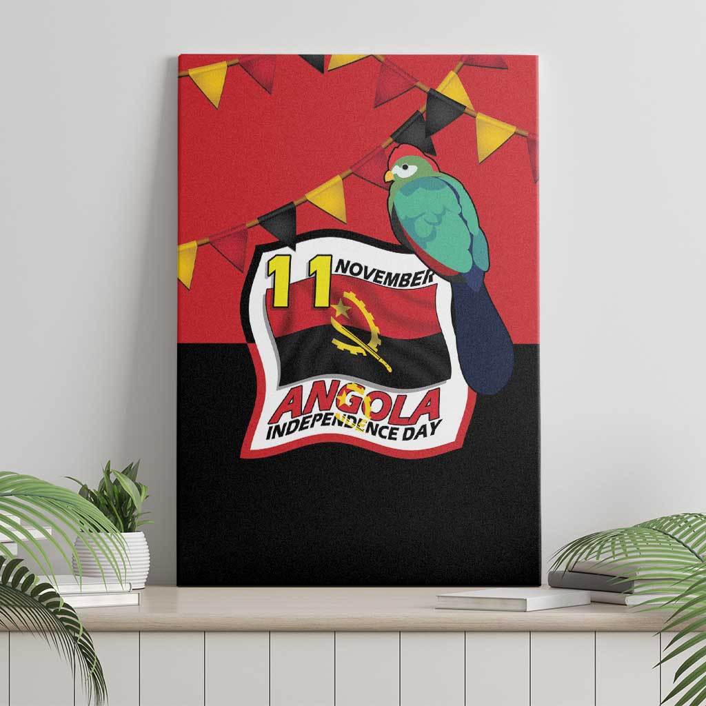 Happy Angola Canvas Wall Art 50 Years of Independence - Wonder Print Shop
