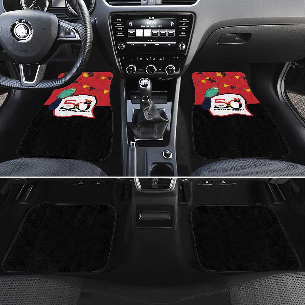 Happy Angola Car Mats 50 Years of Independence - Wonder Print Shop