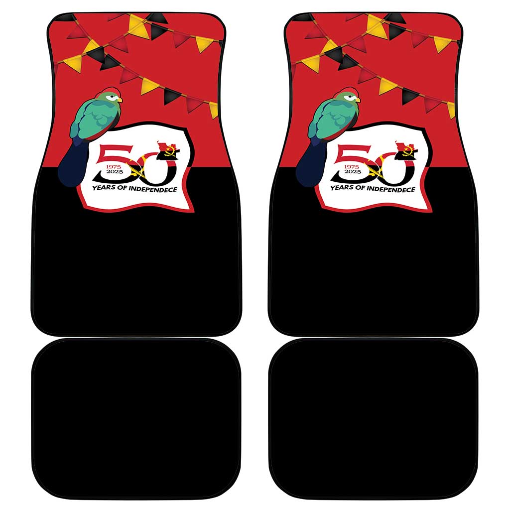 Happy Angola Car Mats 50 Years of Independence - Wonder Print Shop