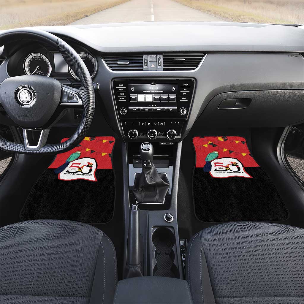 Happy Angola Car Mats 50 Years of Independence - Wonder Print Shop