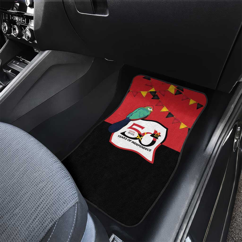 Happy Angola Car Mats 50 Years of Independence - Wonder Print Shop