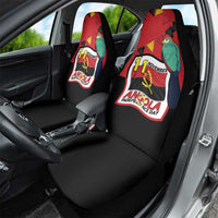 Happy Angola Car Seat Cover 50 Years of Independence - Wonder Print Shop