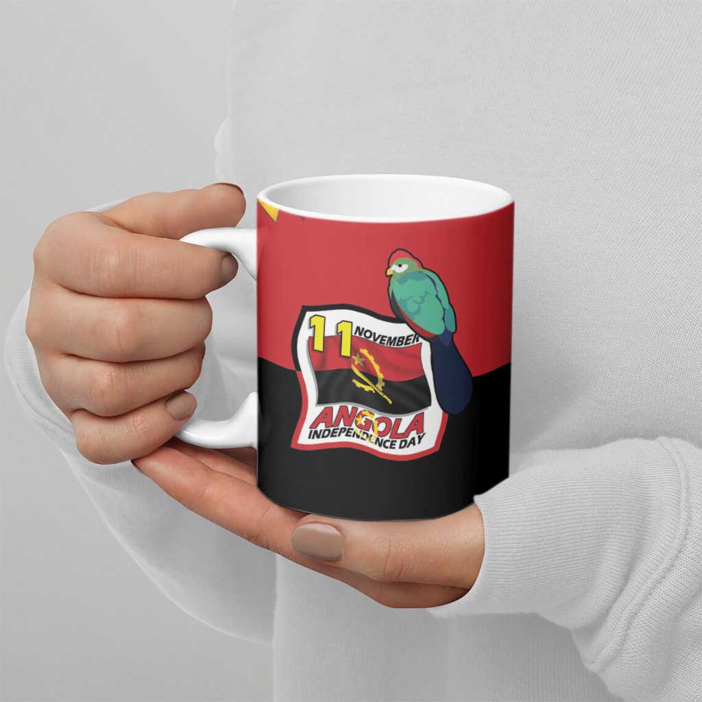 Happy Angola Ceramic Mug 50 Years of Independence - Wonder Print Shop