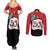 Happy Angola Couples Matching Summer Maxi Dress and Long Sleeve Button Shirt 50 Years of Independence - Wonder Print Shop