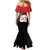 Happy Angola Family Matching Mermaid Dress and Hawaiian Shirt 50 Years of Independence - Wonder Print Shop