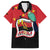 Happy Angola Family Matching Off The Shoulder Long Sleeve Dress and Hawaiian Shirt 50 Years of Independence - Wonder Print Shop