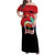 Happy Angola Family Matching Off Shoulder Maxi Dress and Hawaiian Shirt 50 Years of Independence - Wonder Print Shop