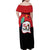Happy Angola Family Matching Off Shoulder Maxi Dress and Hawaiian Shirt 50 Years of Independence - Wonder Print Shop