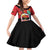 Happy Angola Family Matching Off Shoulder Short Dress and Hawaiian Shirt 50 Years of Independence - Wonder Print Shop
