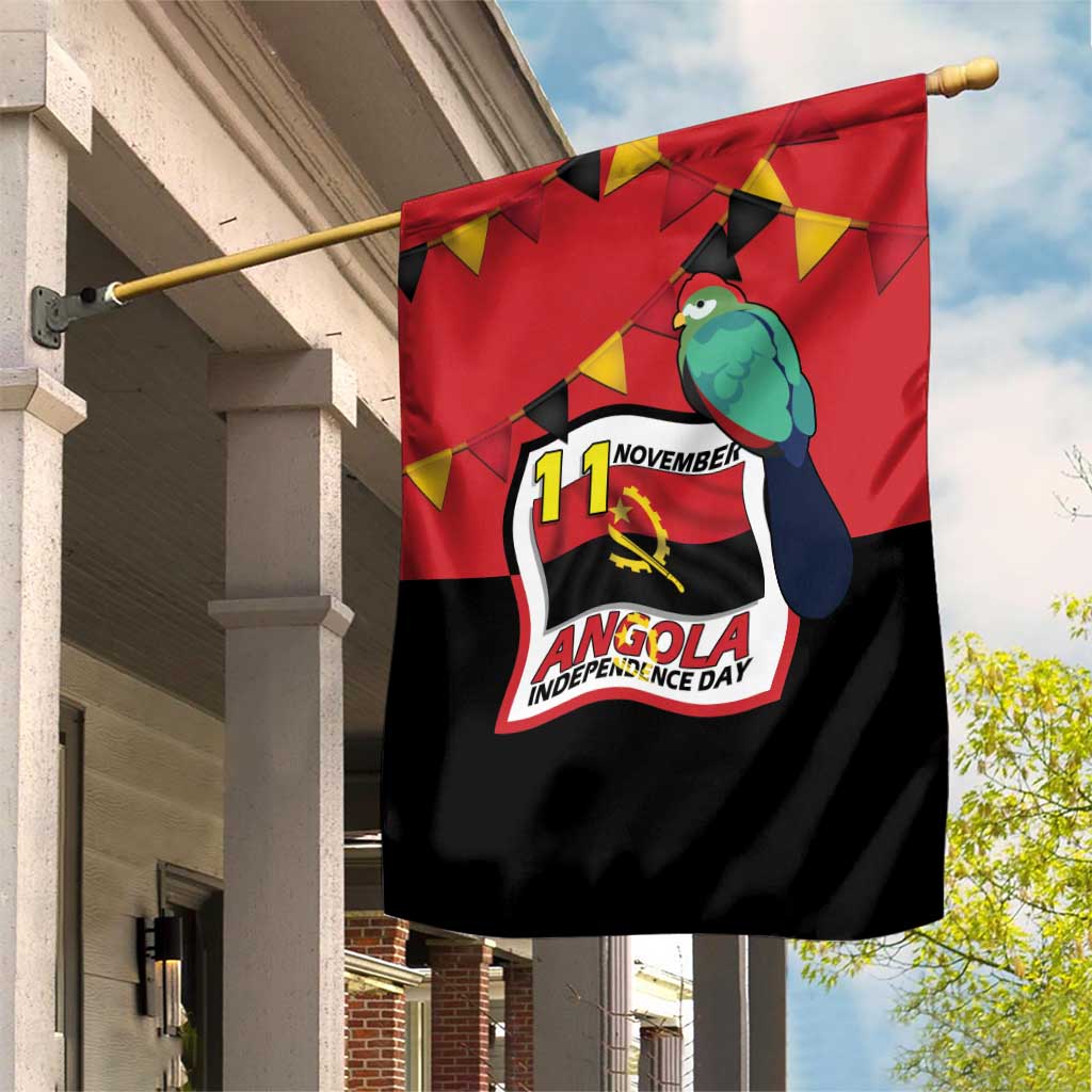 Happy Angola Garden Flag 50 Years of Independence - Wonder Print Shop