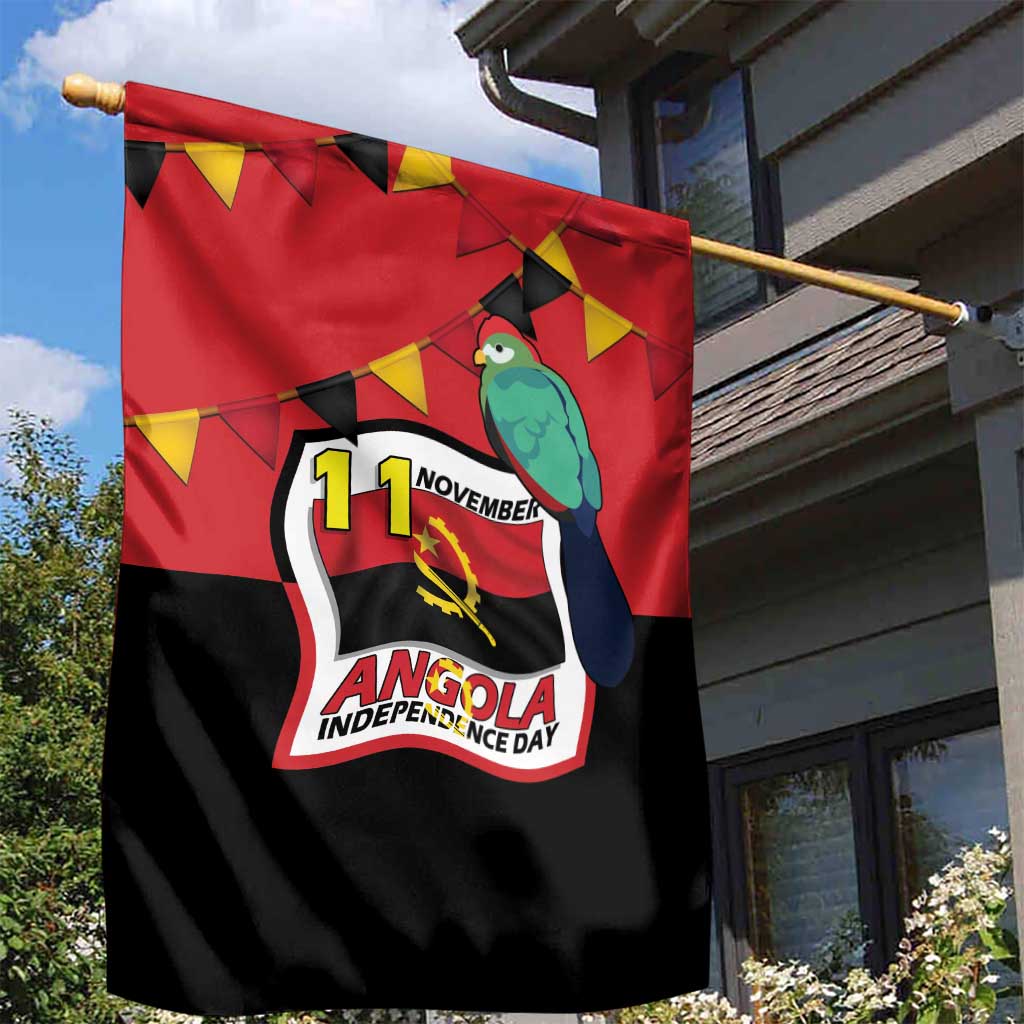 Happy Angola Garden Flag 50 Years of Independence - Wonder Print Shop