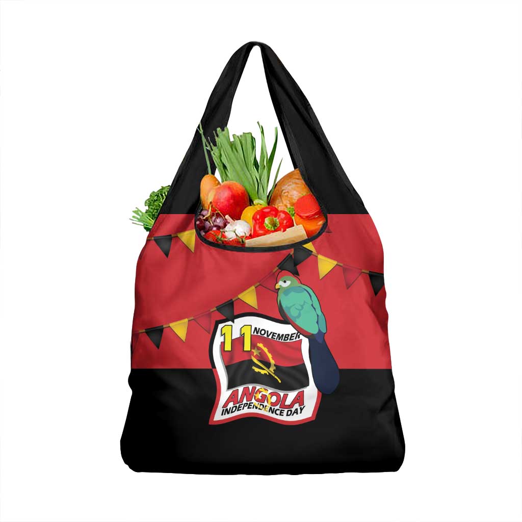 Happy Angola Grocery Bag 50 Years of Independence - Wonder Print Shop