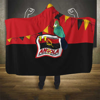 Happy Angola Hooded Blanket 50 Years of Independence - Wonder Print Shop