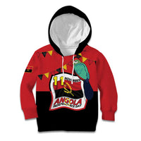 Happy Angola Kid Hoodie 50 Years of Independence - Wonder Print Shop