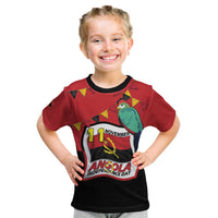 Happy Angola Kid T Shirt 50 Years of Independence - Wonder Print Shop