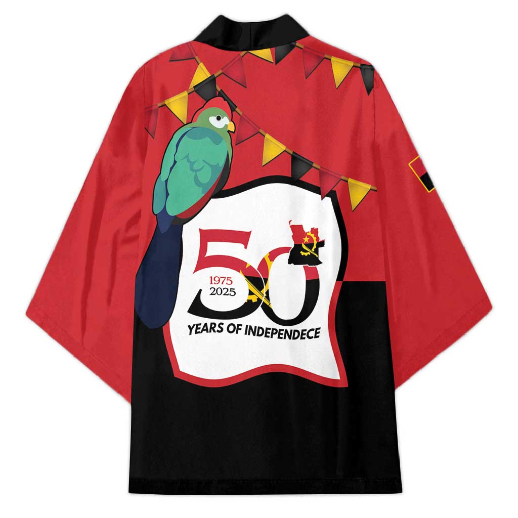 Happy Angola Kimono 50 Years of Independence - Wonder Print Shop