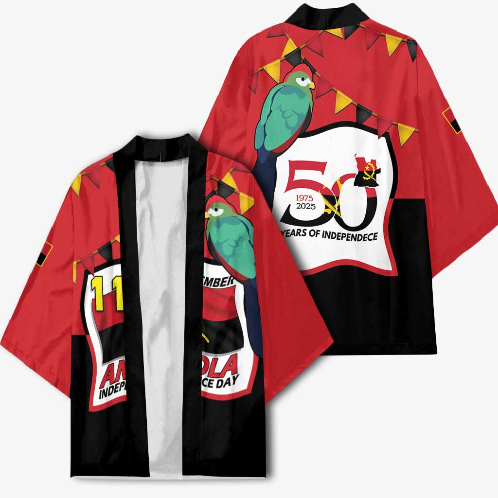 Happy Angola Kimono 50 Years of Independence - Wonder Print Shop