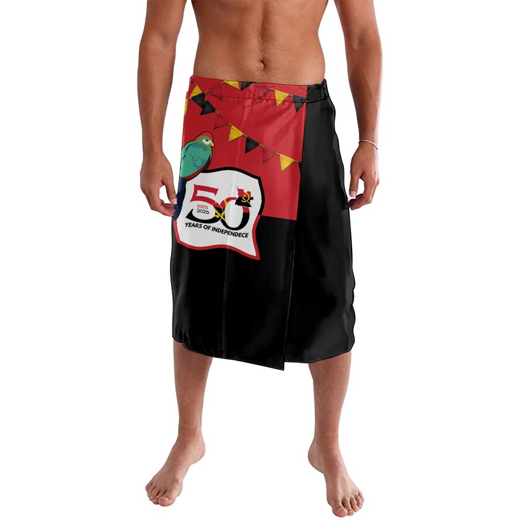 Happy Angola Lavalava 50 Years of Independence - Wonder Print Shop