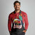 Happy Angola Long Sleeve Polo Shirt 50 Years of Independence - Wonder Print Shop