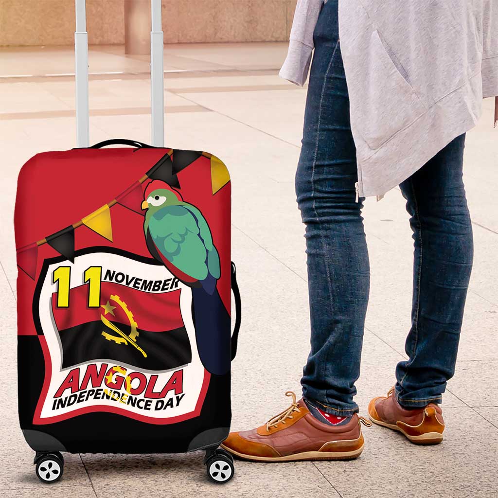 Happy Angola Luggage Cover 50 Years of Independence - Wonder Print Shop