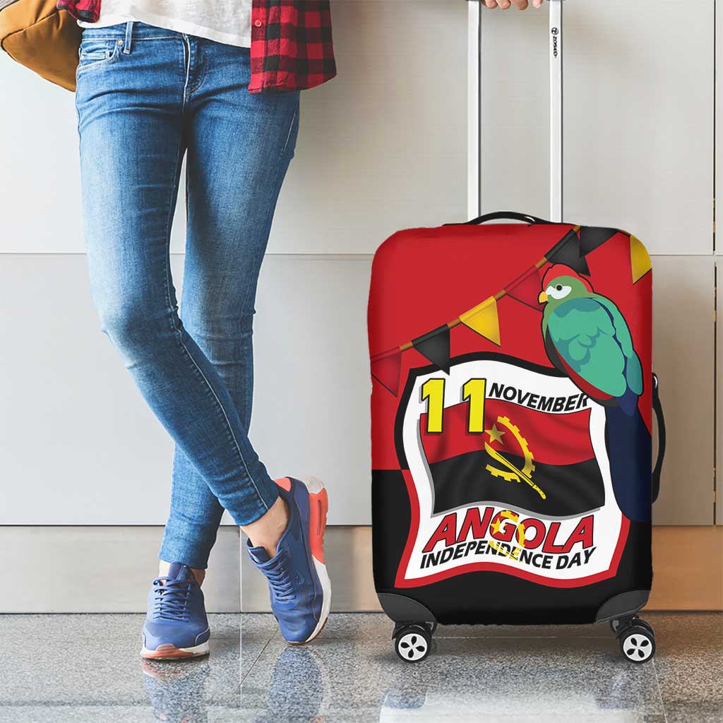Happy Angola Luggage Cover 50 Years of Independence - Wonder Print Shop
