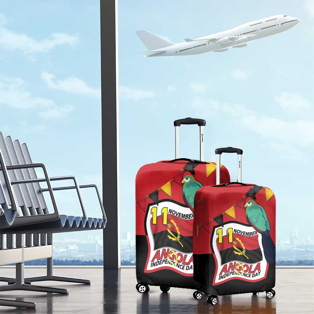 Happy Angola Luggage Cover 50 Years of Independence - Wonder Print Shop