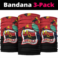 Happy Angola Neck Gaiter 50 Years of Independence - Wonder Print Shop