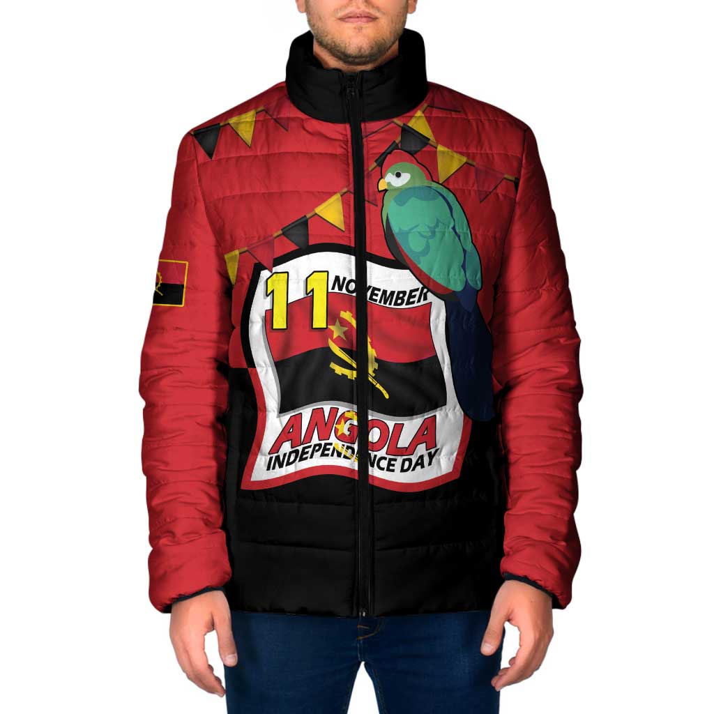Happy Angola Padded Jacket 50 Years of Independence - Wonder Print Shop